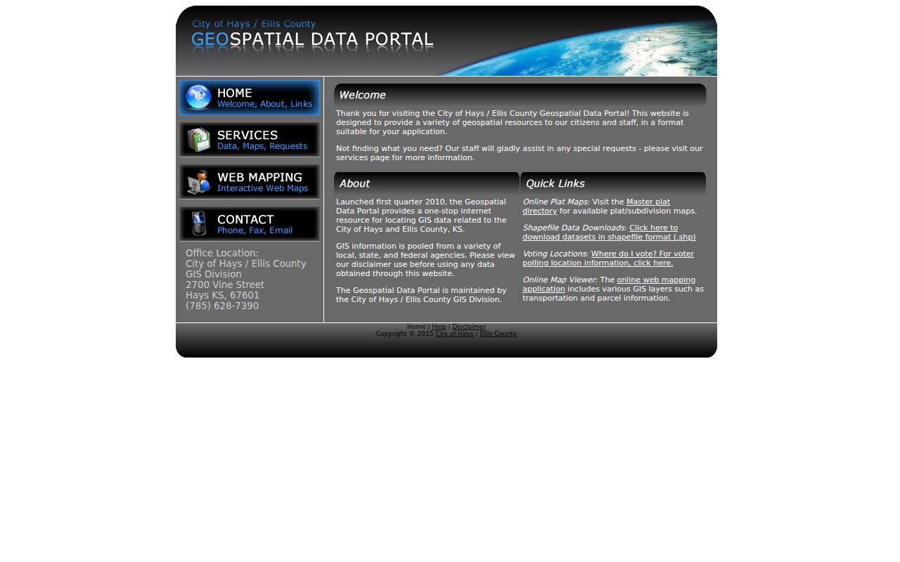 Ellis County and Hays geospatial portal for mapping neighboring parcels